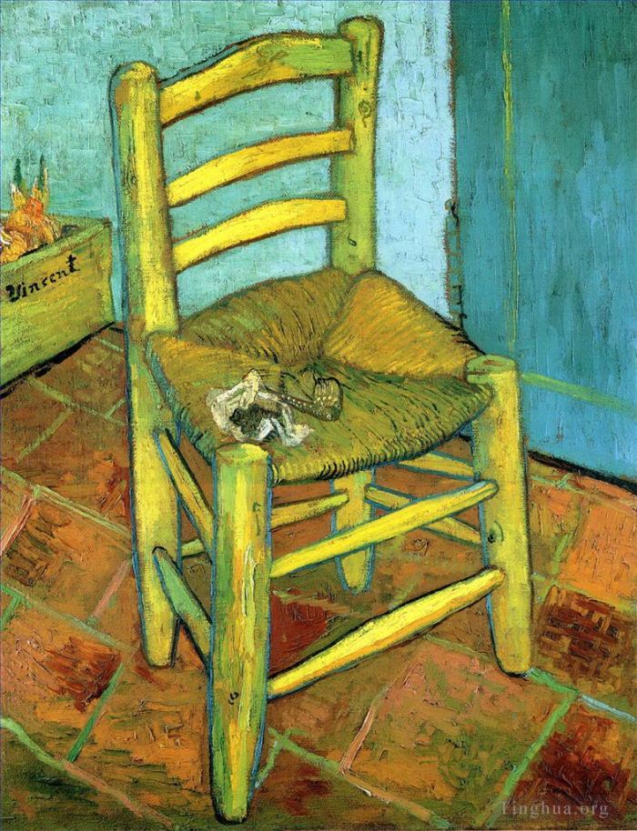 Vincent van Gogh Oil Painting - Van Gogh s Chair