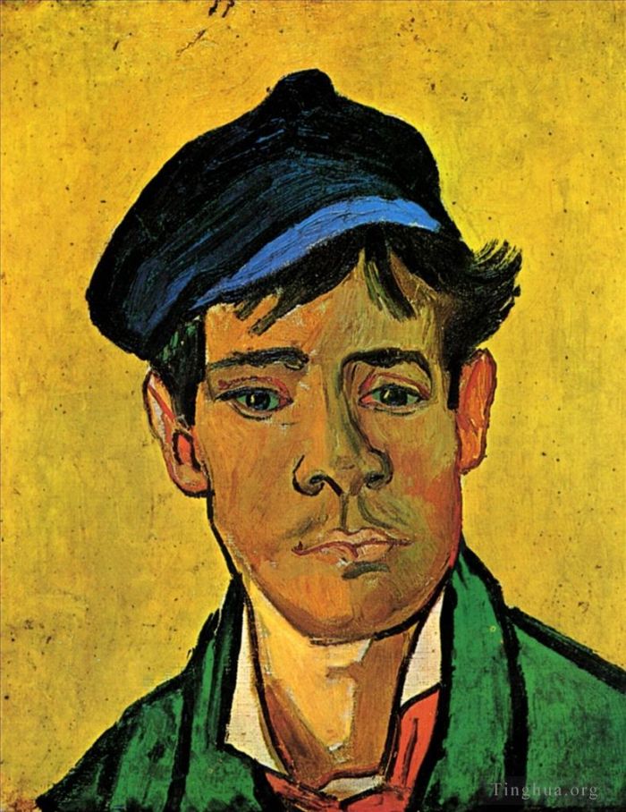 Vincent van Gogh Oil Painting - Young Man with a Hat