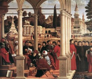 Artist Vittore Carpaccio's Work - Disputation of St Stephen