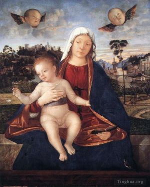 Artist Vittore Carpaccio's Work - Madonna and Blessing Child