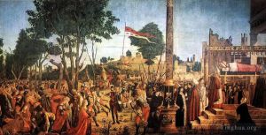 Artist Vittore Carpaccio's Work - Martyrdom of the Pilgrims and the Funeral of St Ursula