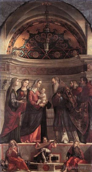 Artist Vittore Carpaccio's Work - Presentation of Jesus in the Temple