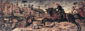Artist Vittore Carpaccio's Work - St George and the Dragon