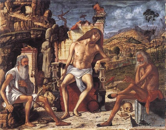 Vittore Carpaccio Various Paintings - The Meditation on the Passion