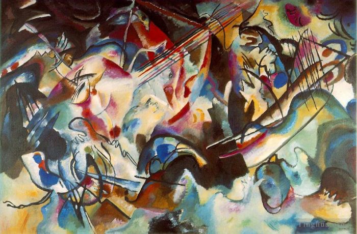 Wassily Kandinsky Oil Painting - Composition VI