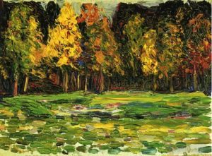 Artist Wassily Kandinsky's Work - Forest edge