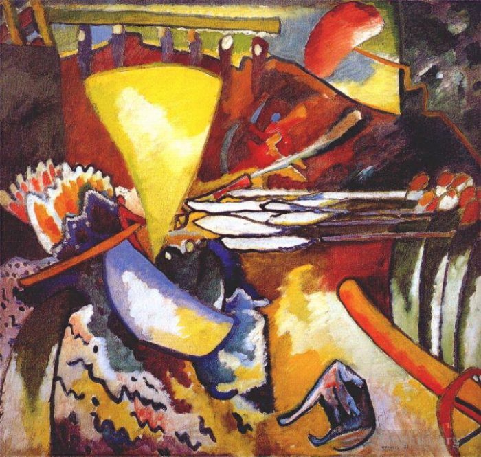 Wassily Kandinsky Oil Painting - Improvisation 11