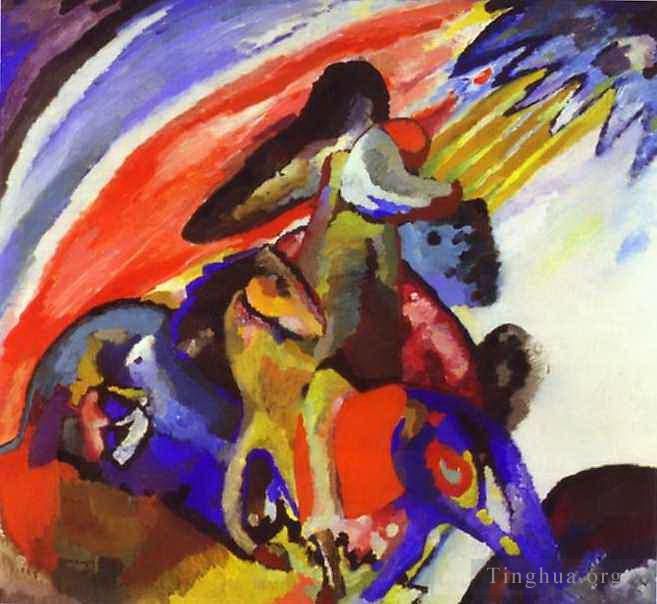 Wassily Kandinsky Oil Painting - Improvisation 12