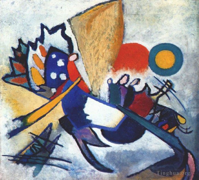 Wassily Kandinsky Oil Painting - Improvisation 209