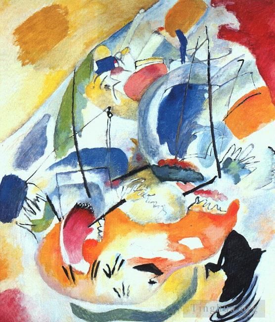 Wassily Kandinsky Oil Painting - Improvisation 31