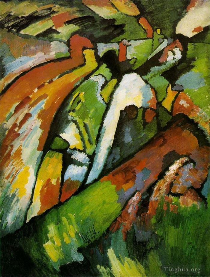 Wassily Kandinsky Oil Painting - Improvisation 7