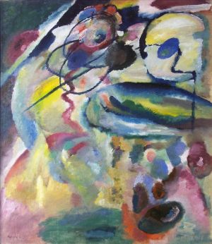 Artist Wassily Kandinsky's Work - Picture with a Circle Bild mit Kreis
