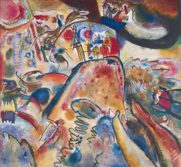 Wassily Kandinsky Oil Painting - Small Pleasures
