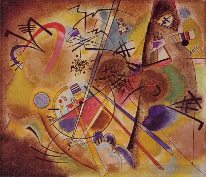 Wassily Kandinsky Oil Painting - Small dream in red