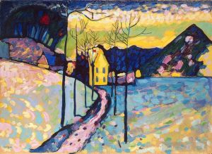 Artist Wassily Kandinsky's Work - Winter Landscape