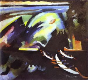Artist Wassily Kandinsky's Work - Boat Trip