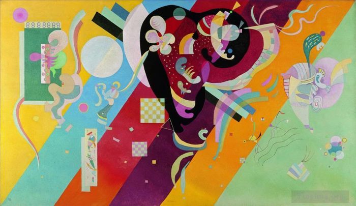 Wassily Kandinsky Various Paintings - Composition IX