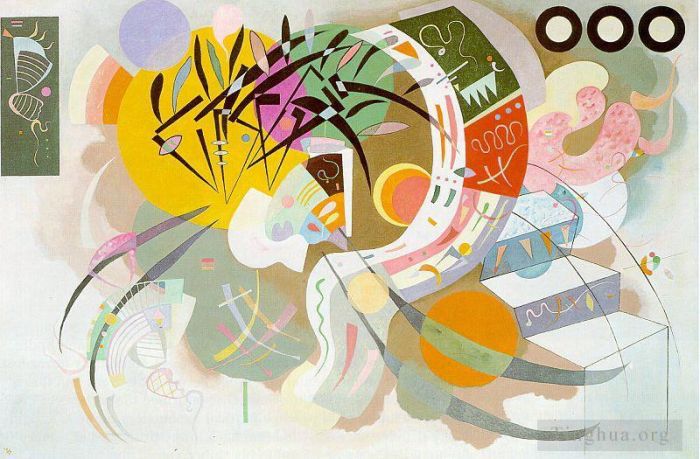 Wassily Kandinsky Various Paintings - Dominant curve