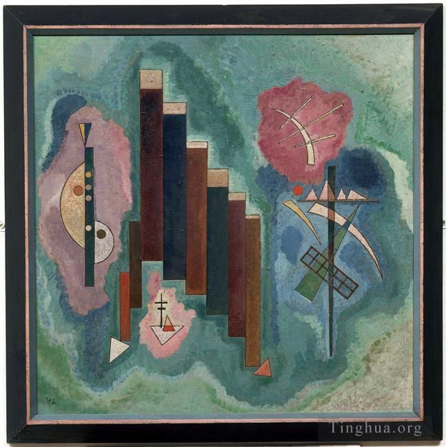Wassily Kandinsky Various Paintings - Downwards