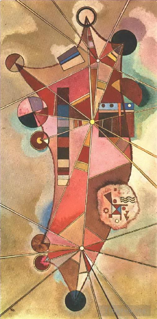 Wassily Kandinsky Various Paintings - Fixed points