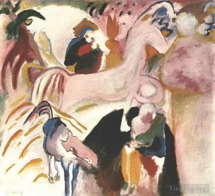 Wassily Kandinsky Various Paintings - Horses