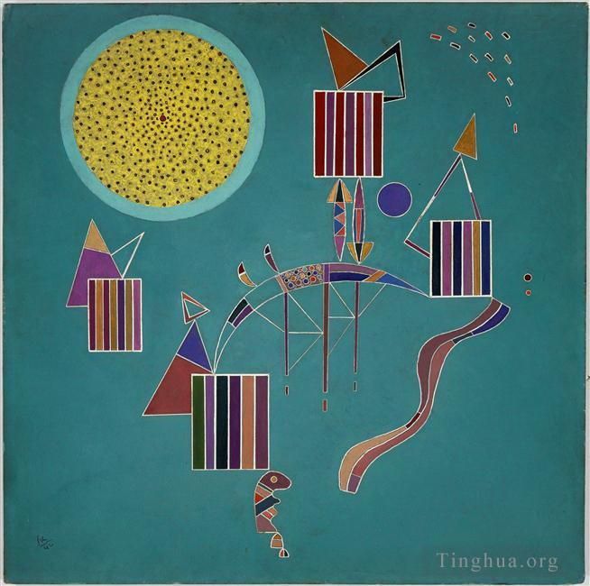 Wassily Kandinsky Various Paintings - Intime message