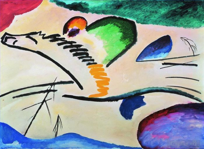 Wassily Kandinsky Various Paintings - Lyrically