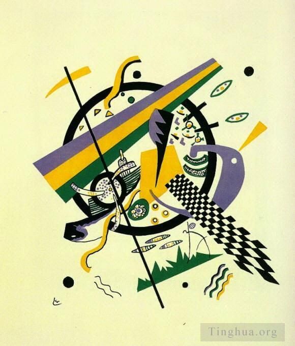 Wassily Kandinsky Various Paintings - Small worlds IV