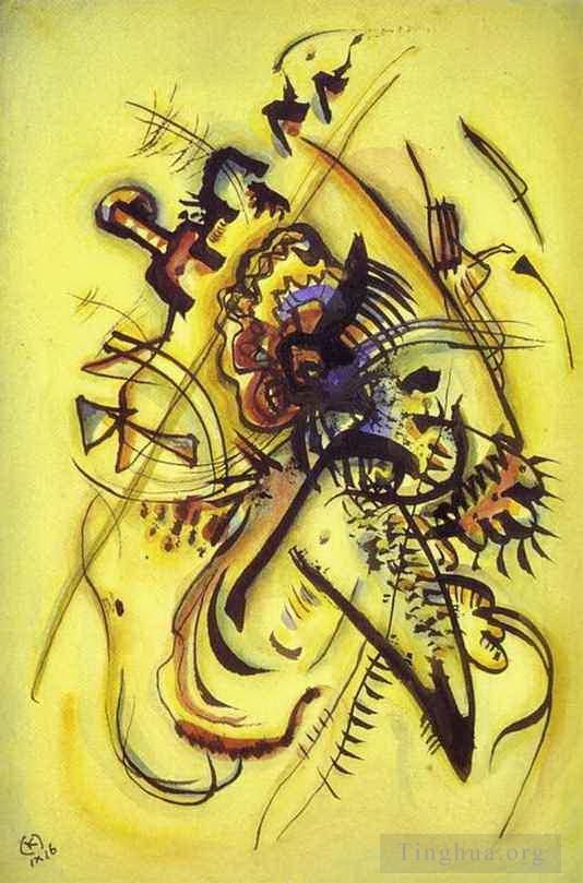 Wassily Kandinsky Various Paintings - To the Unknown Voice
