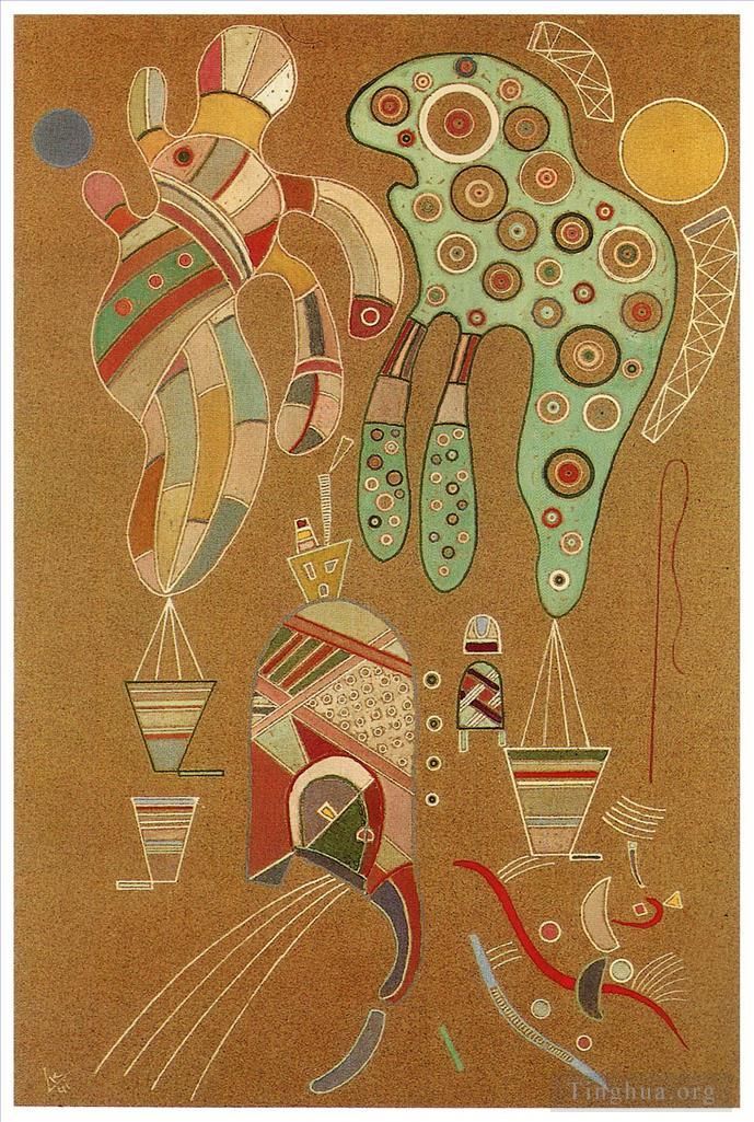 Wassily Kandinsky Various Paintings - Untitled 1941