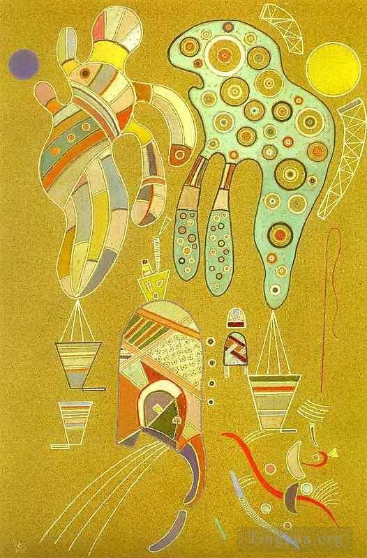 Wassily Kandinsky Various Paintings - Untitled