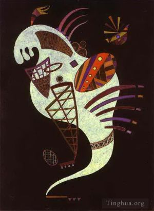 Artist Wassily Kandinsky's Work - White figure