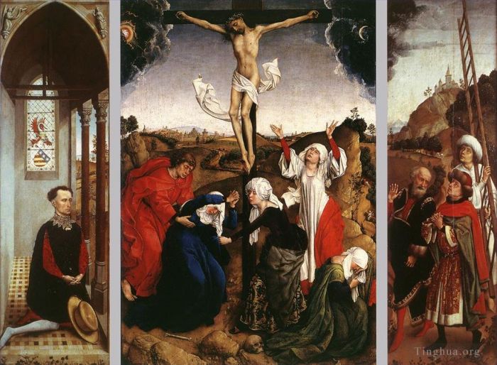 Rogier van der Weyden Oil Painting - Abegg Triptych