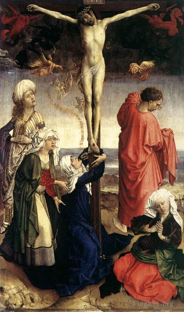 Rogier van der Weyden Oil Painting - Crucifixion