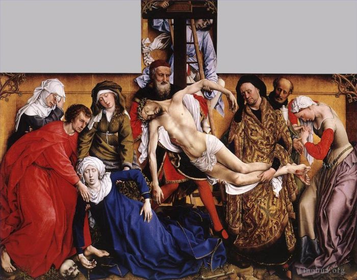 Rogier van der Weyden Oil Painting - Deposition