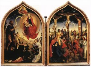 Artist Rogier van der Weyden's Work - Diptych of Jeanne of France