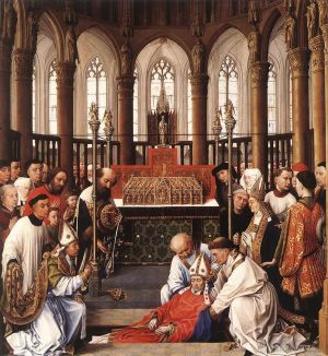 Artist Rogier van der Weyden's Work - Exhumation of St Hubert
