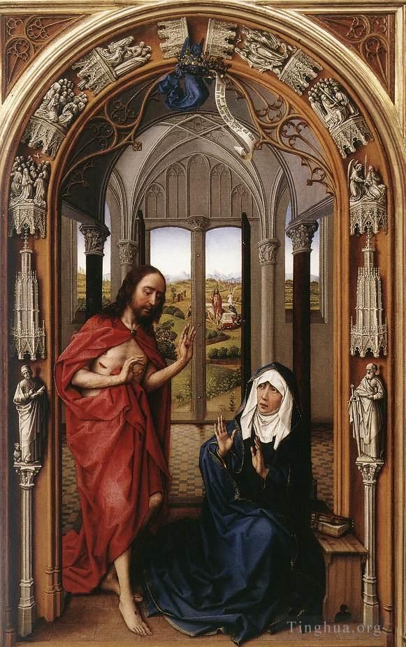 Rogier van der Weyden Oil Painting - Miraflores Altarpiece right panel