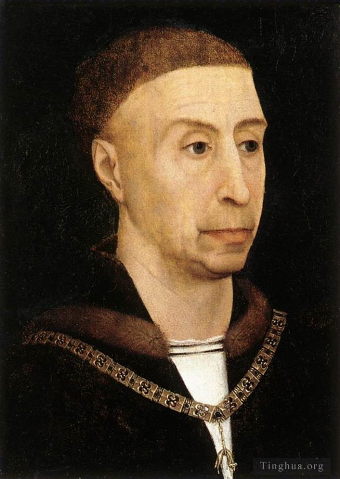 Rogier van der Weyden Oil Painting - Portrait of Philip the Good 1520