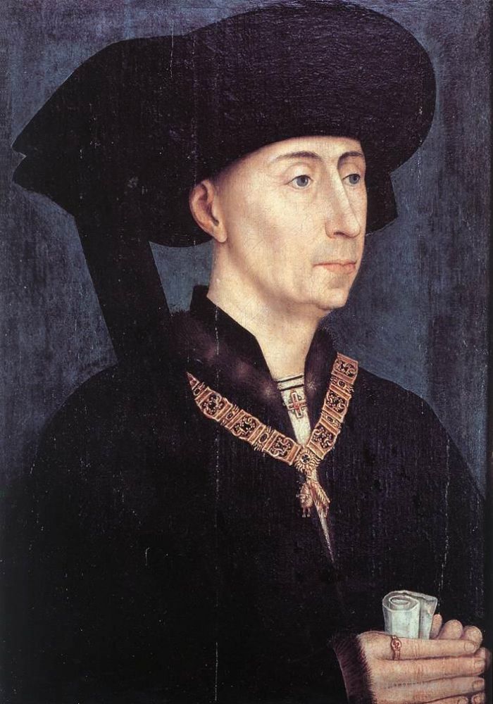 Rogier van der Weyden Oil Painting - Portrait of Philip the Good