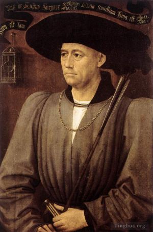 Artist Rogier van der Weyden's Work - Portrait of a Man