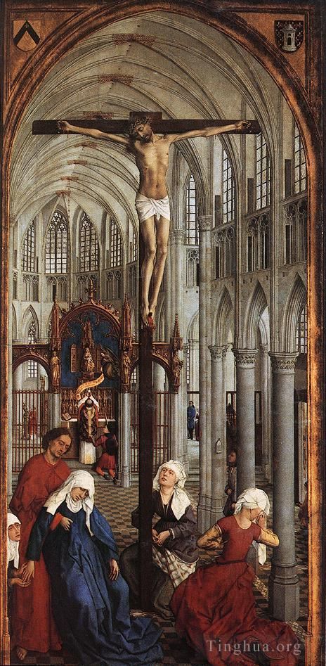 Rogier van der Weyden Oil Painting - Seven Sacraments central panel