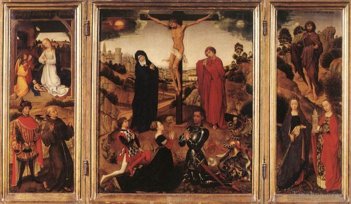 Rogier van der Weyden Oil Painting - Sforza Triptych