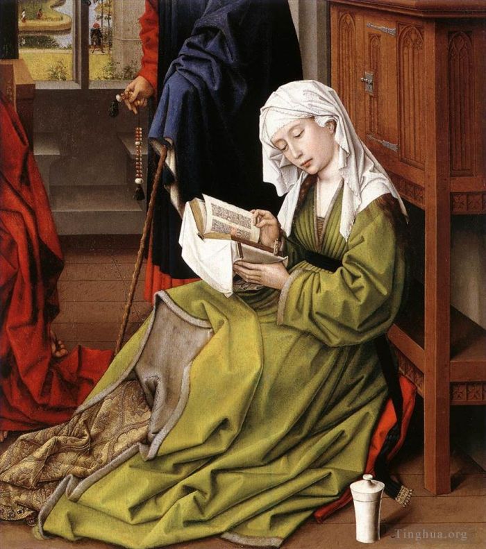 Rogier van der Weyden Oil Painting - The Magdalene Reading