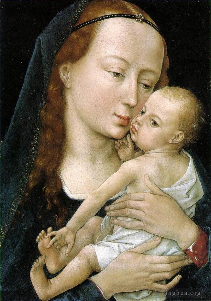 Rogier van der Weyden Oil Painting - Virgin and Child