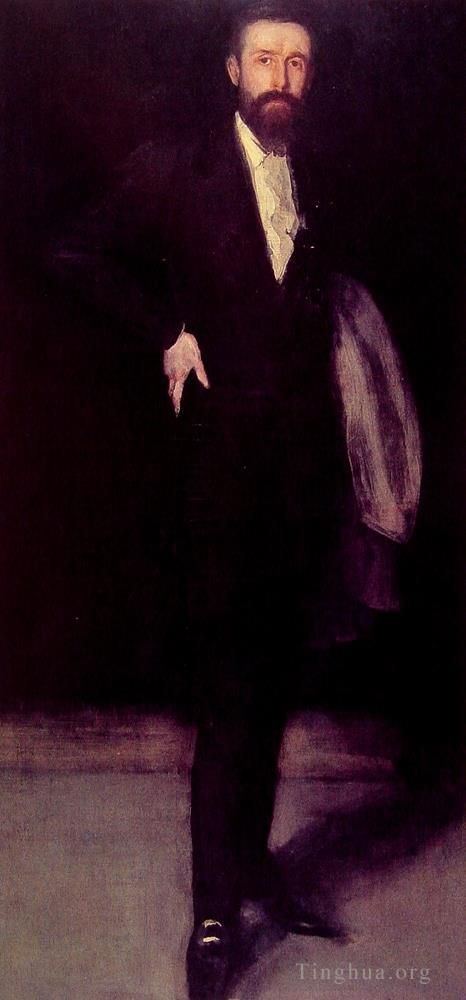 James Abbott McNeill Whistler Oil Painting - Arrangement in Black