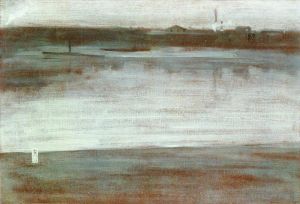 Artist James Abbott McNeill Whistler's Work - Symphony in Grey Early Morning Thames