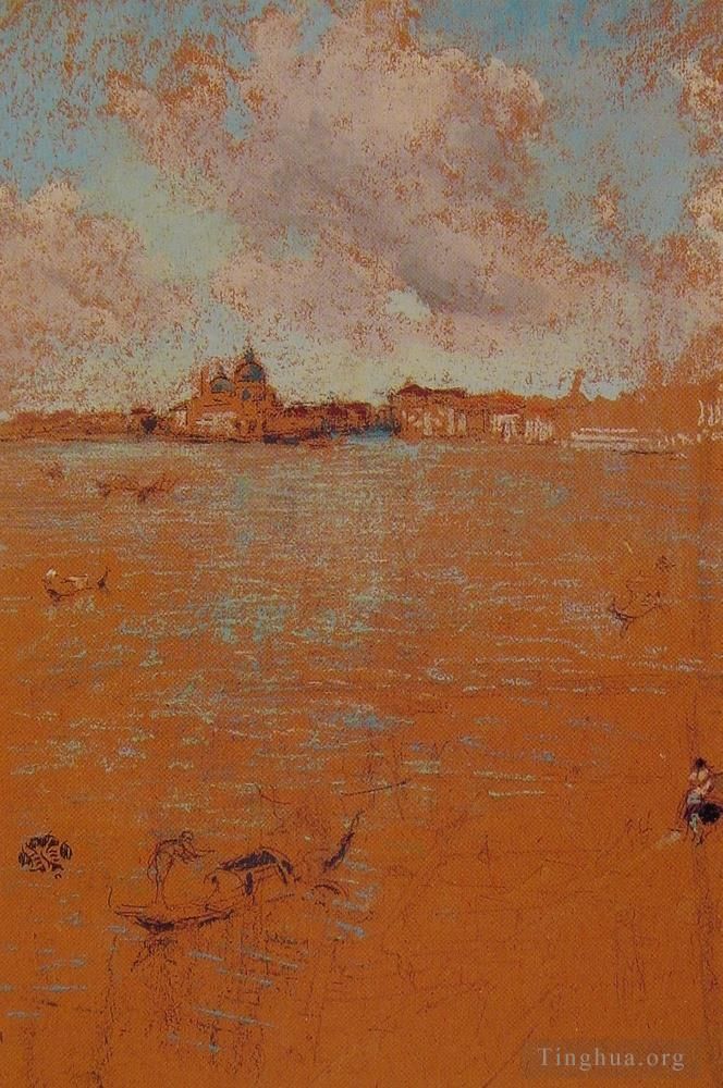 James Abbott McNeill Whistler Oil Painting - Venetian Scene
