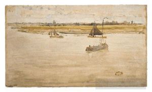 Artist James Abbott McNeill Whistler's Work - James Abbott McNeill Gold And Brown