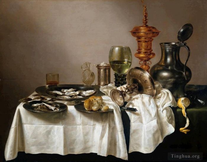 Willem Claeszoon Heda Oil Painting - Gilt still lifes